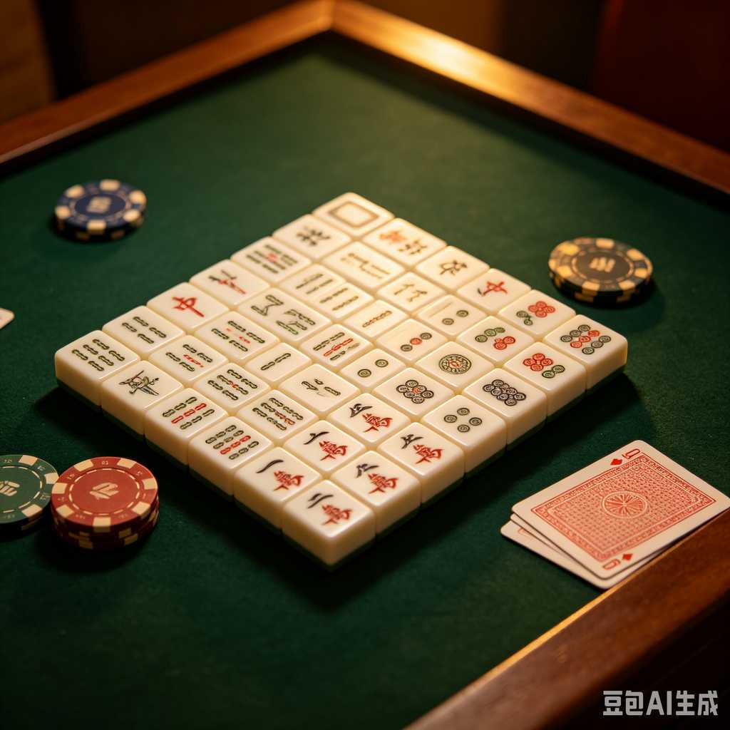 traditional oriental mahjong tiles